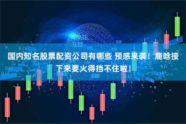 国内知名股票配资公司有哪些 预感来袭！鹿晗接下来要火得挡不住啦！